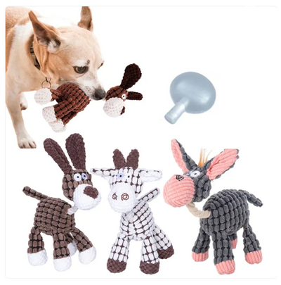 Chew Toy for Dogs – Fun Stuffed Animal with Rope for Play and Fun