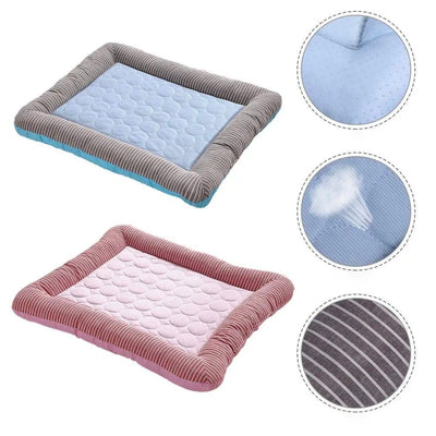 通気性と洗濯性に優れたペット用夏用クールマット