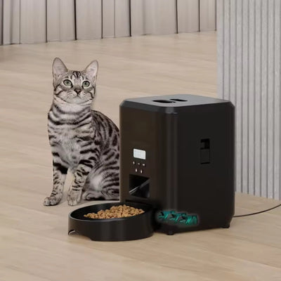 アプリコントロール付き自動プロキャットドッグフィーダー