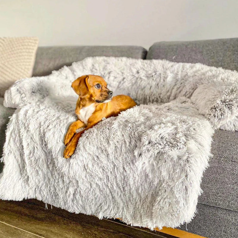 落ち着くソフトソファプロテクター犬用ベッド