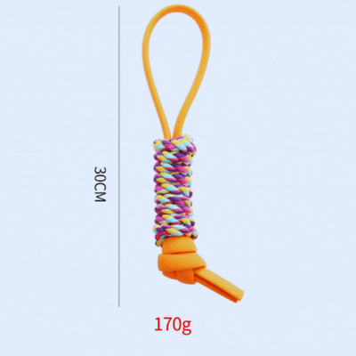 Dog Toy Made of Rope – Colorful Tug Rope for Chewing and Playing