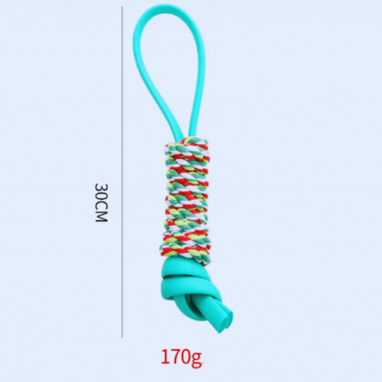 Dog Toy Made of Rope – Colorful Tug Rope for Chewing and Playing