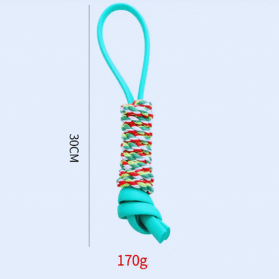 Dog Toy Made of Rope – Colorful Tug Rope for Chewing and Playing
