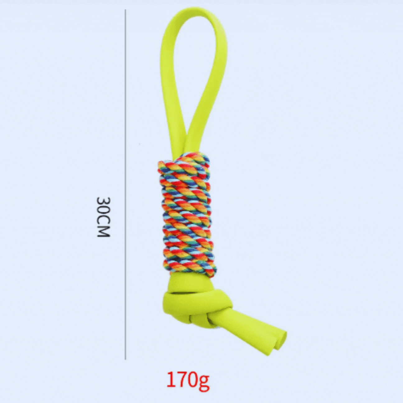 Dog Toy Made of Rope – Colorful Tug Rope for Chewing and Playing