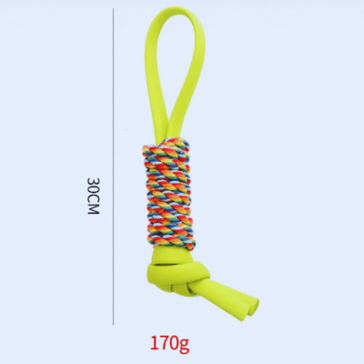 Dog Toy Made of Rope – Colorful Tug Rope for Chewing and Playing