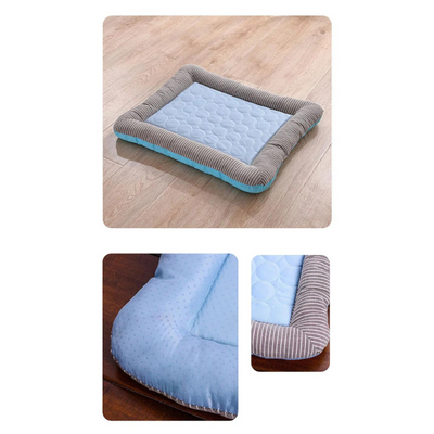 通気性と洗濯性に優れたペット用夏用クールマット
