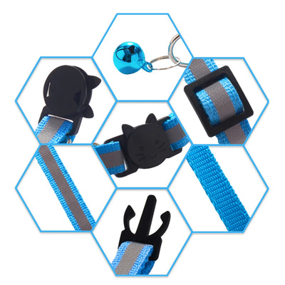 GlowSafe - Reflective Cat Collar with Bell