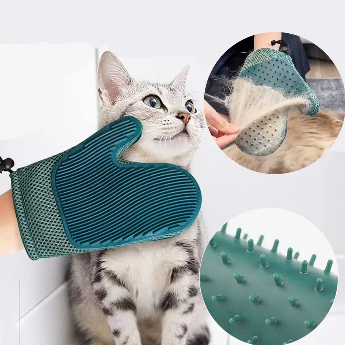 2in1 猫用コートケアグローブ