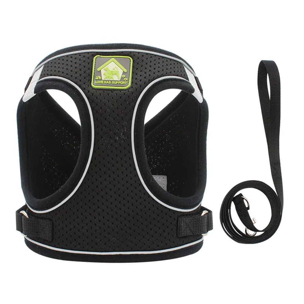 Reflective Cat Harness and Leash Set