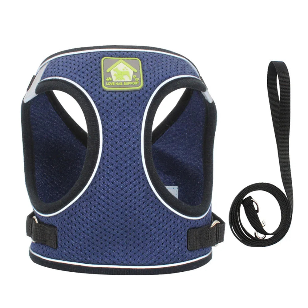 Reflective Cat Harness and Leash Set