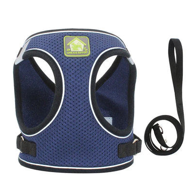 Reflective Cat Harness and Leash Set