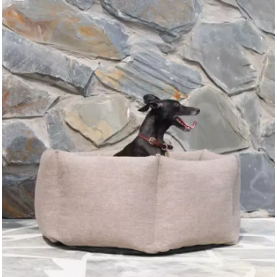 快適な犬用ベッド - 側面が高く、さらに快適になるソフトなペットベッド