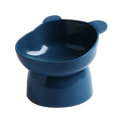Elevated Dog Feeding Bowl with Corner for Better Digestion and Neck Protection