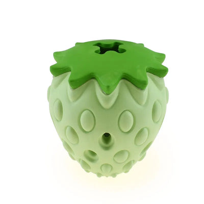 Chew Toy for Dogs – Interactive Strawberry-Shaped Toy Made of Rubber
