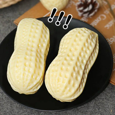 Peanut Shaped Dog Toy – Chew Toy with Sound Hole for Dogs