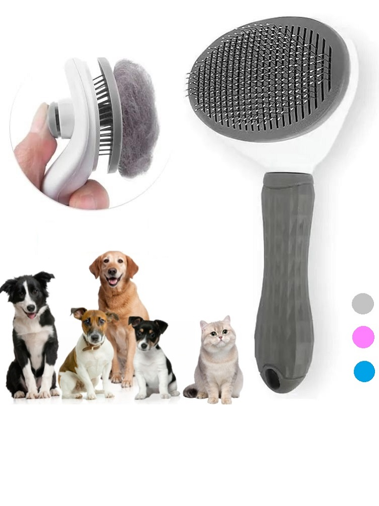 Pet Care Brush - Self-Cleaning Comb for Dogs and Cats