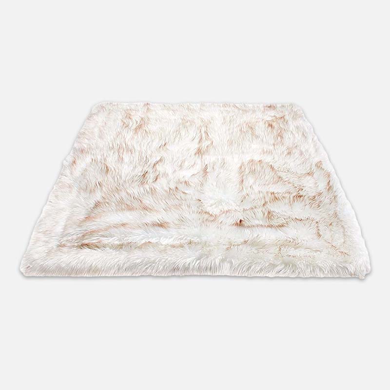 Waterproof Dog Blanket with Plush Imitation Fur Protects Furniture and Dog Beds