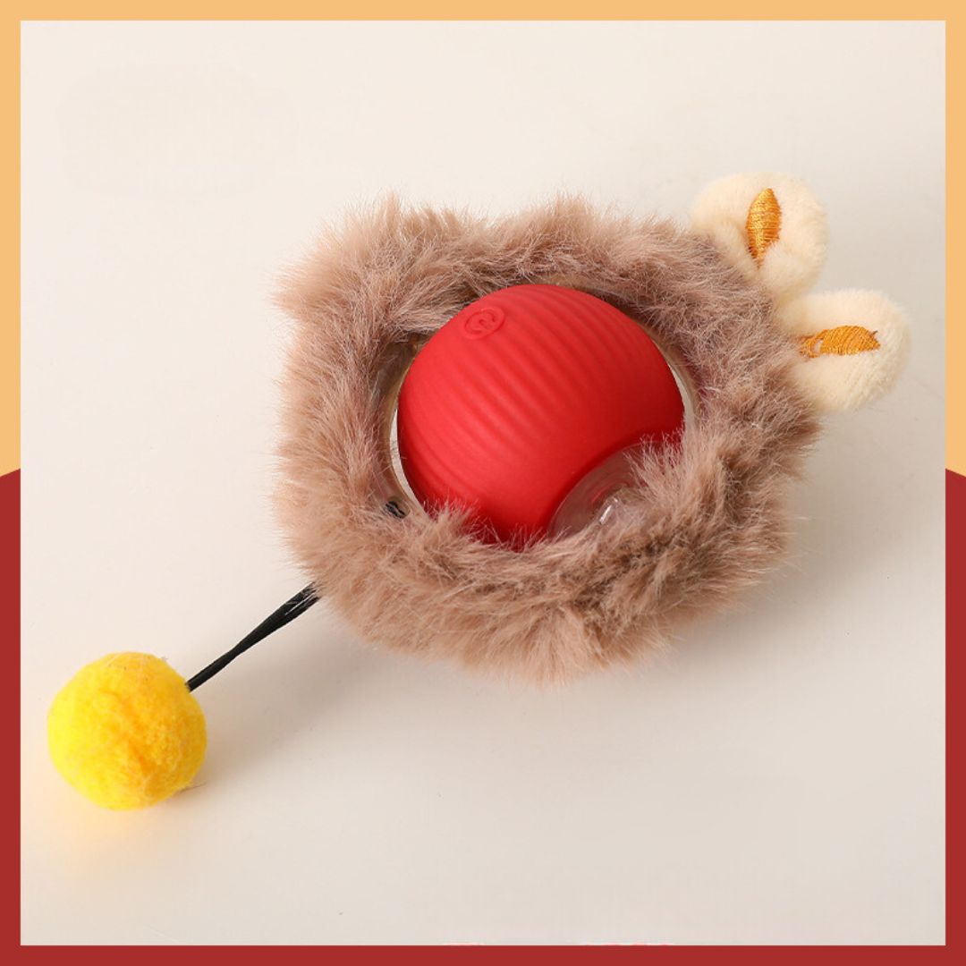 Interactive Fur Ball Toy for Dogs